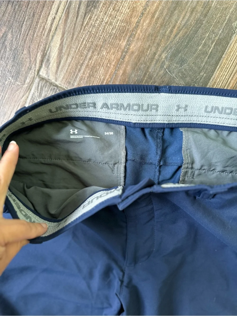 Under Armour Men's Trousers Navy Chinos - Performance Stretch Golf Pants